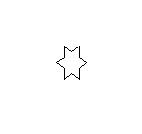 1st degree Koch Snowflake